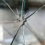picture of a shattered glass window